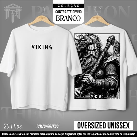 Oversized Unissex Frente e Costas - 