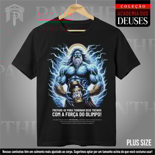 Plus Size Unissex - Zeus 100% Divine Whey