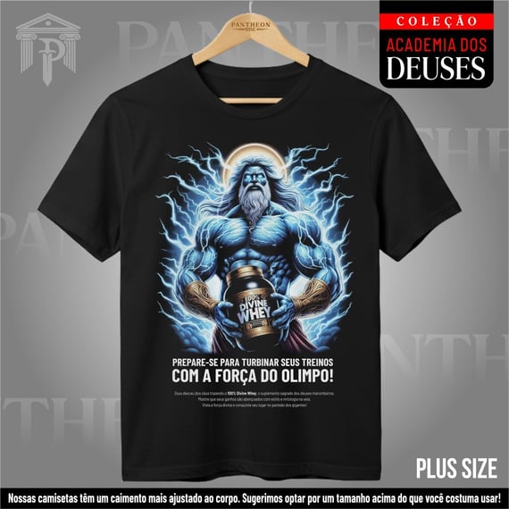 Plus Size Unissex - Zeus 100% Divine Whey
