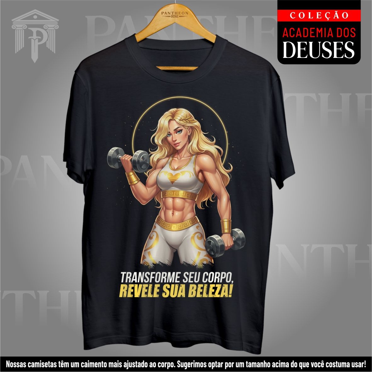 Nome do produto: Camiseta Unissex - Afrodite Corpo e Beleza