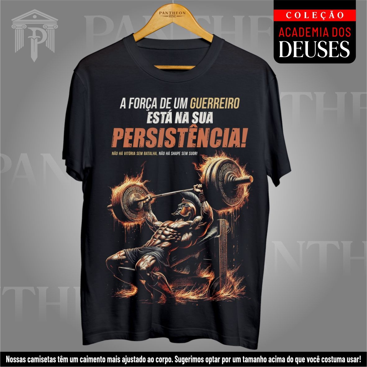 Nome do produto: Camiseta Unissex - Ares Força e Resistência