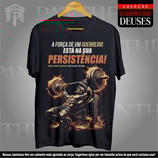 Camiseta Unissex - Ares Força e Resistência