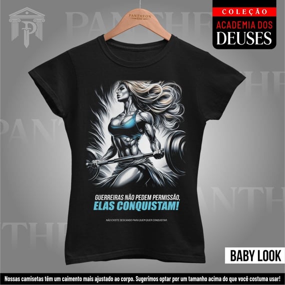 Baby Look - Guerreiras Conquistam!