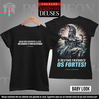 Baby Look Frente e Costas - O poder da vitória!