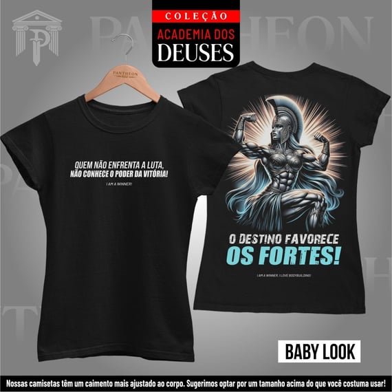 Baby Look Frente e Costas - O poder da vitória!