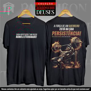 Nome do produto Camiseta Unissex Frente e Costas - Ares Rumo a Eternidade!