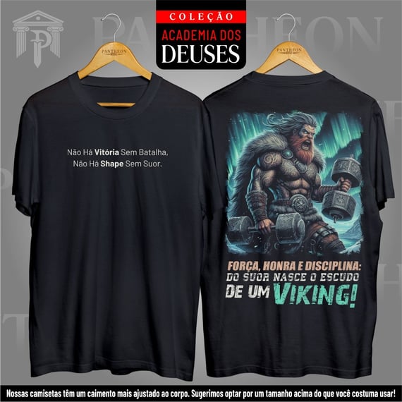 Camiseta Unissex Frente e Costas - Força, Honra e Disciplina!