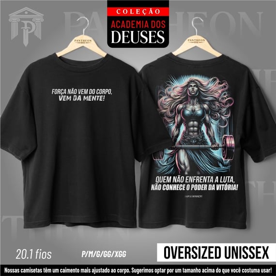 Oversized Unissex - A força vem da mente!
