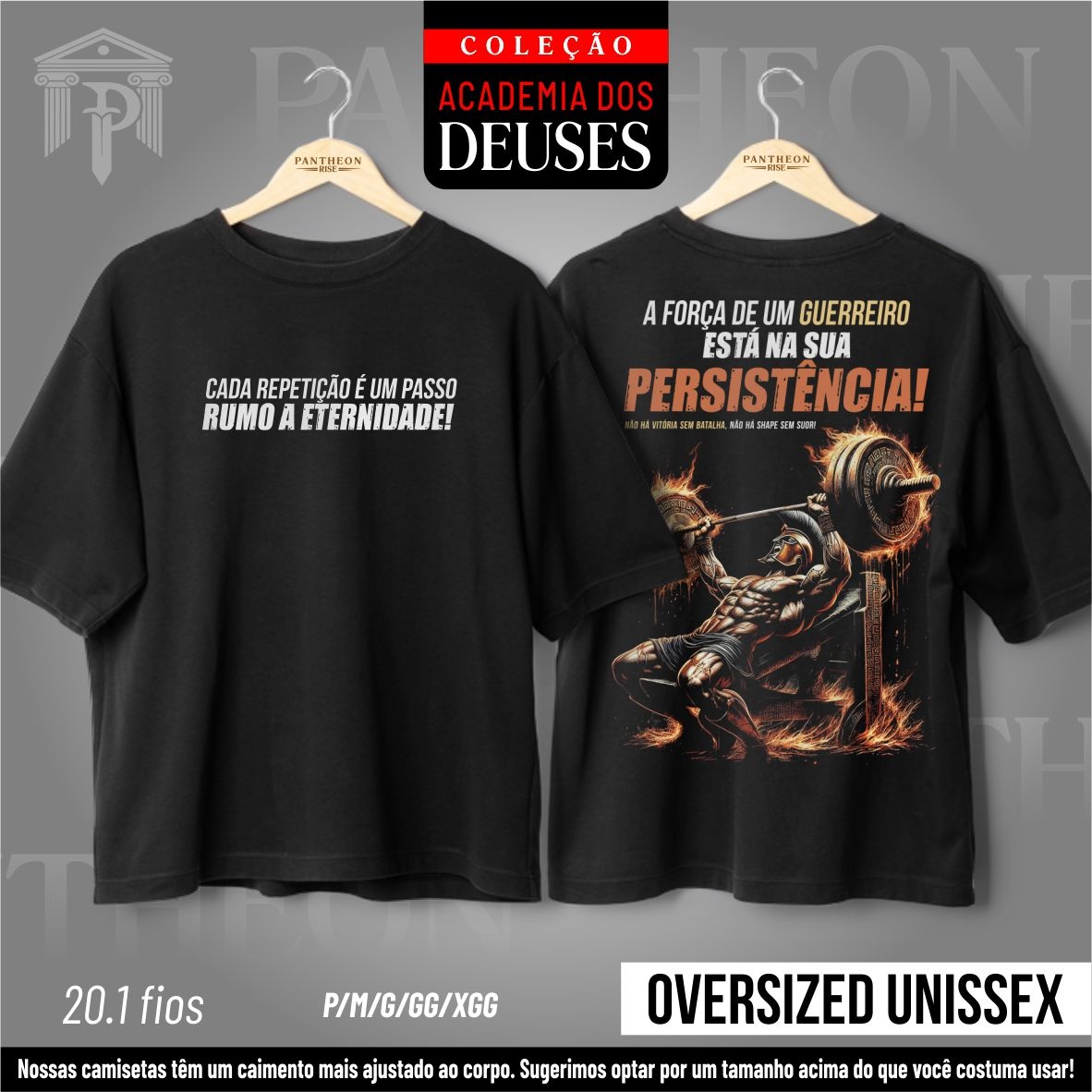 Nome do produto: Oversized Unissex - Ares Rumo a Eternidade!