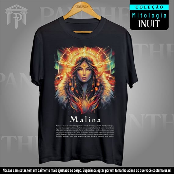 Camiseta Unissex - Deusa Malina (Mitologia Inuit)
