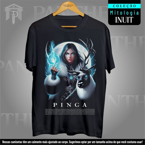 Camiseta Unissex - Deusa Pinga (Mitologia Inuit)