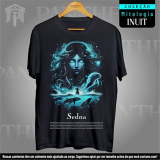 Nome do produto Camiseta Unissex - Deusa Sedna (Mitologia Inuit)