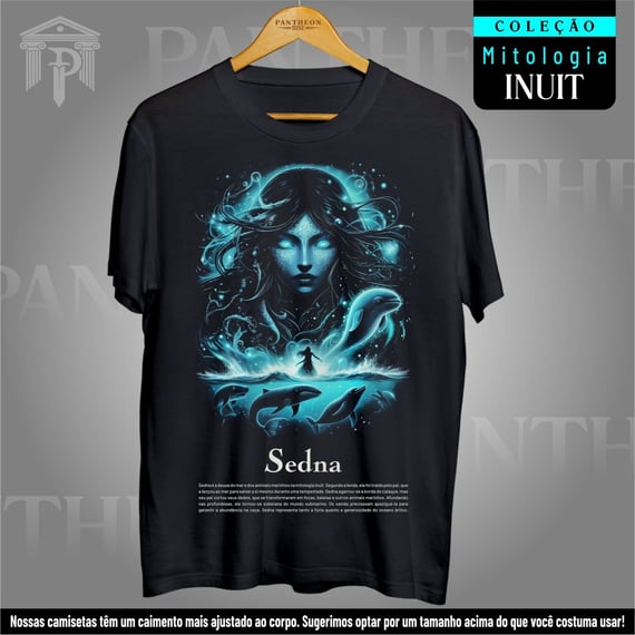 Camiseta Unissex - Deusa Sedna (Mitologia Inuit)