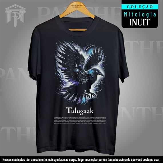 Camiseta Unissex - Deus Tulugaak (Mitologia Inuit)