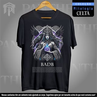 Camiseta Unissex - Deusa Badb (Mitologia Celta)