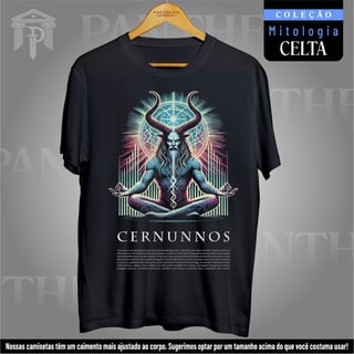 Camiseta Unissex - Deus Cernunnos (Mitologia Celta)