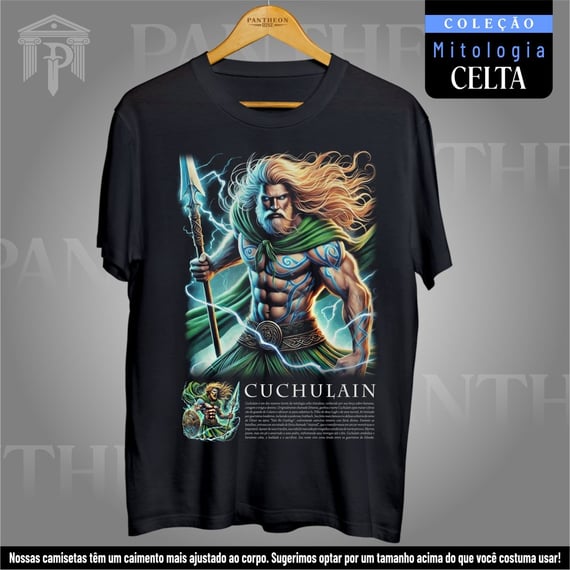 Camiseta Unissex - Deus Cuchulain (Mitologia Celta)