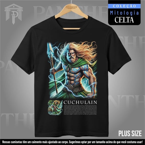 Plus Size Unissex - Deus Cuchulain (Mitologia Celta)
