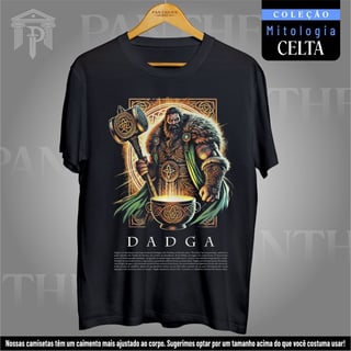 Camiseta Unissex - Deus Dagda (Mitologia Celta)