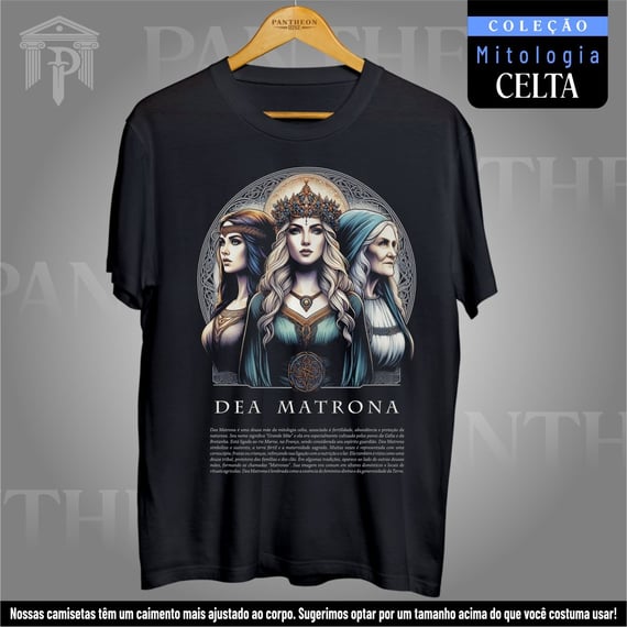 Camiseta Unissex - Deusa Dea Matrona (Mitologia Celta)