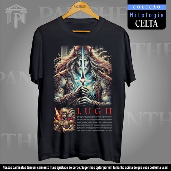 Camiseta Unissex - Deus Lugh (Mitologia Celta)