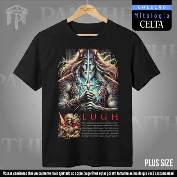 Plus SIze Unissex - Deus Lugh (Mitologia Celta)