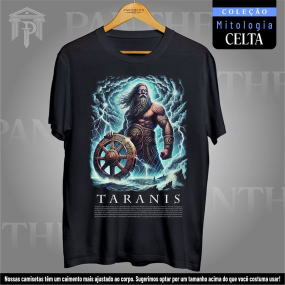 Camiseta Unissex - Deus Taranis (Mitologia Celta)