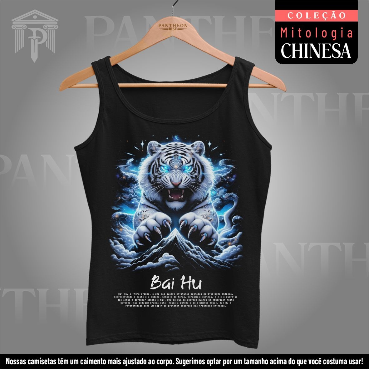 Nome do produto: Regata - Deus Bai Hu (Mitologia Chinesa)