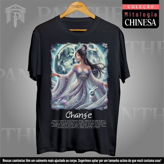 Camiseta Unissex - Deusa Chang’e (Mitologia Chinesa)