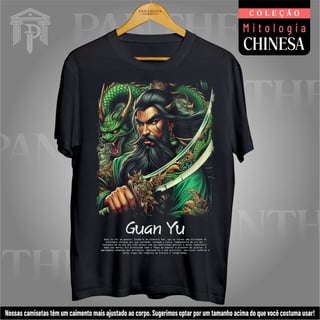 Nome do produto Camiseta Unissex - Deus Guan Yu (Mitologia Chinesa)