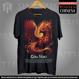 Camiseta Unissex - Zhu Niao (Mitologia Chinesa)
