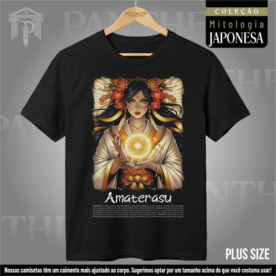 Plus Size Unissex - Deusa Amaterasu (Mitologia Japonesa)