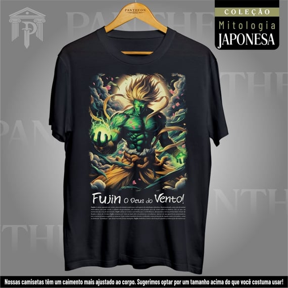 Camiseta Unissex - Deus Fujin (Mitologia Japonesa)
