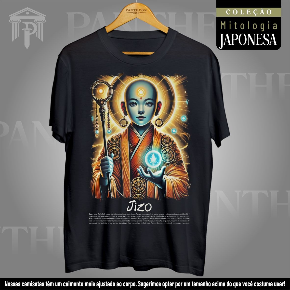 Nome do produto: Camiseta Unissex - Jizo (Mitologia Japonesa)