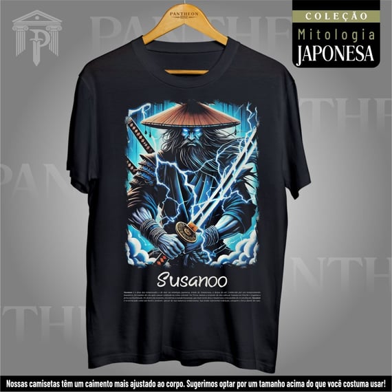 Camiseta Unissex - Deus Susanoo (Mitologia Japonesa)