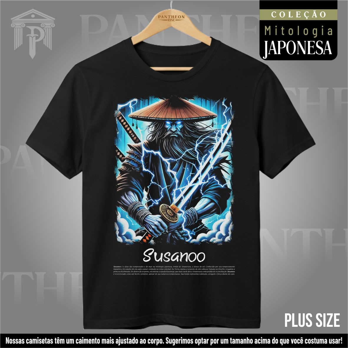 Nome do produto: Plus Size Unissex - Deus Susanoo (Mitologia Japonesa)