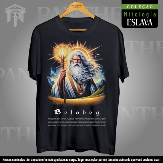 Camiseta Unissex - Deus Belobog (Mitologia Eslava)