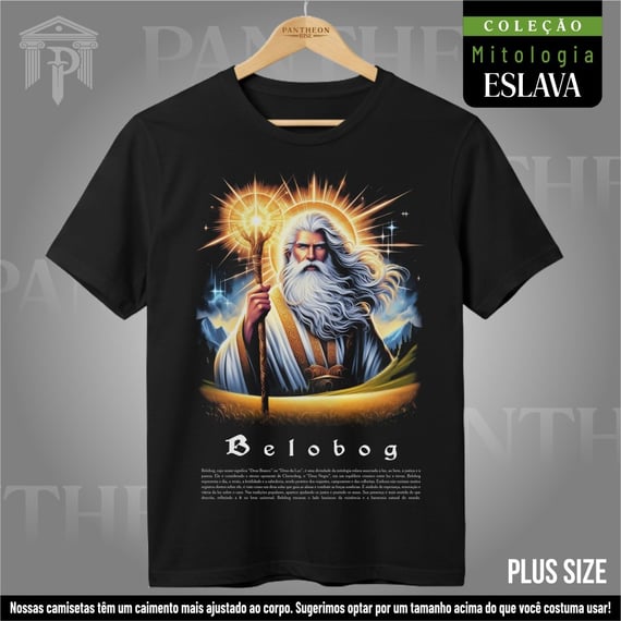 Plus Size Unissex - Deus Belobog (Mitologia Eslava)
