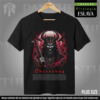 Nome do produto Plus Size Unissex - Deus Chernobog (Mitologia Eslava)