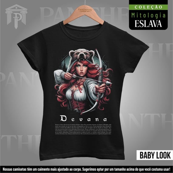 Baby Look - Deusa Devana (Mitologia Eslava)
