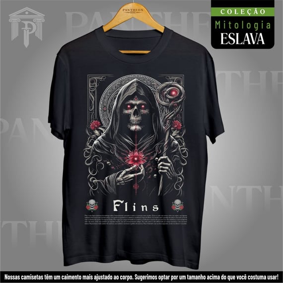 Camiseta Unissex - Flins (Mitologia Eslava)
