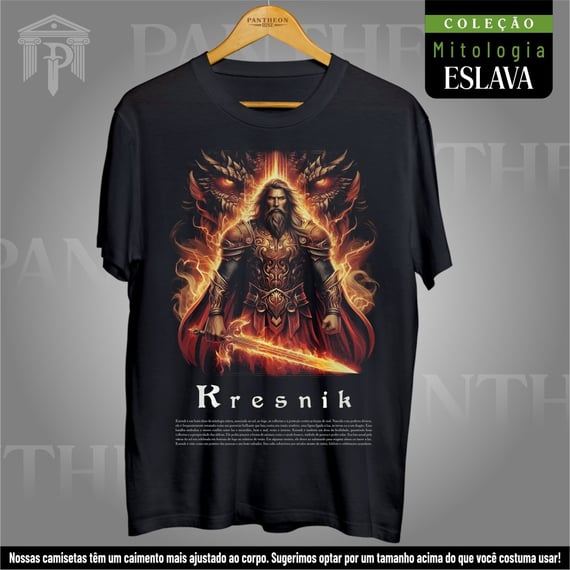 Camiseta Unissex - Deus Kresnik (Mitologia Eslava)