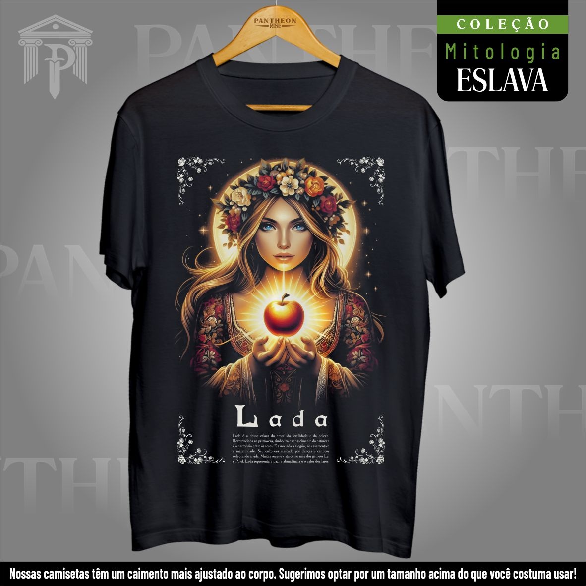 Nome do produto: Camiseta Unissex - Deusa Lada (Mitologia Eslava)