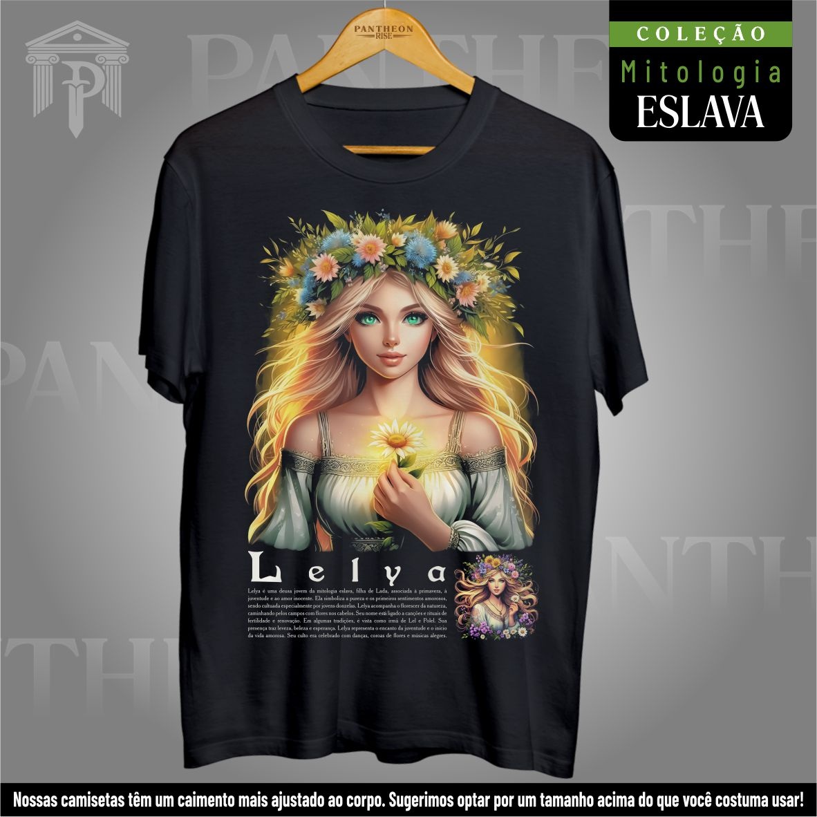 Nome do produto: Camiseta Unissex - Deusa Lelya (Mitologia Eslava)
