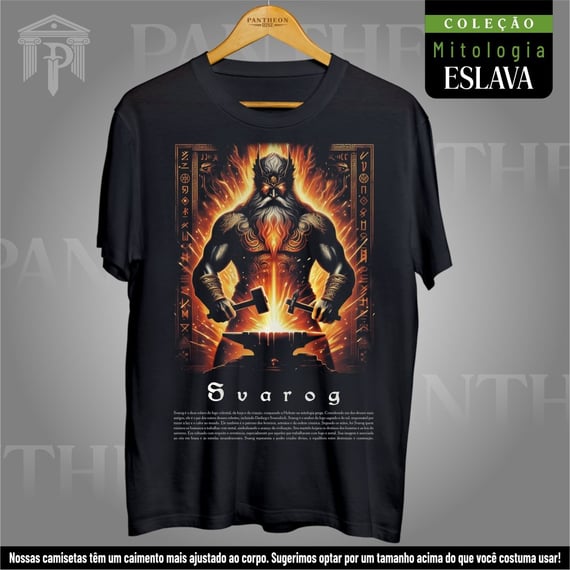 Camiseta Unissex - Deus Svarog (Mitologia Eslava)