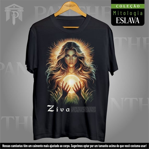 Camiseta Unissex - Deusa Ziva (Mitologia Eslava)