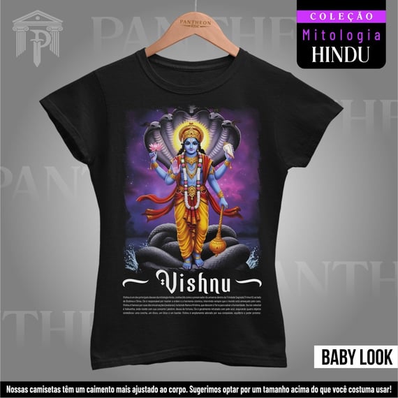 Baby Look - Deus Vishnu (Mitologia Hindu)