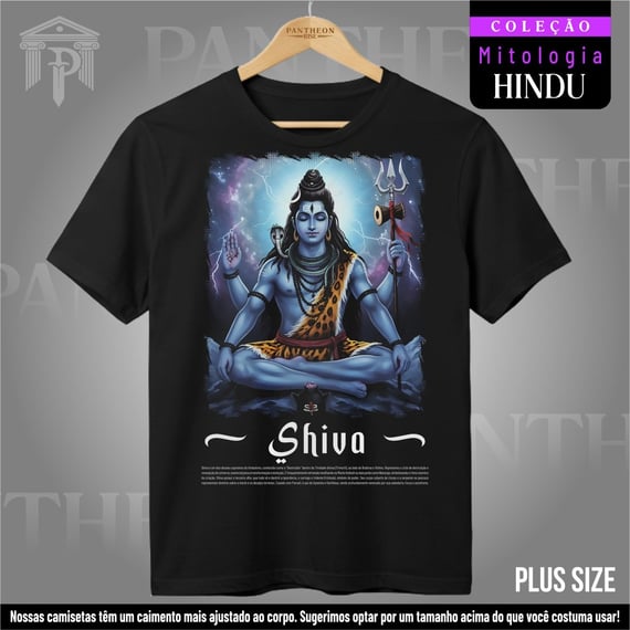 Plus Size Unissex - Deus Shiva (Mitologia Hindu)