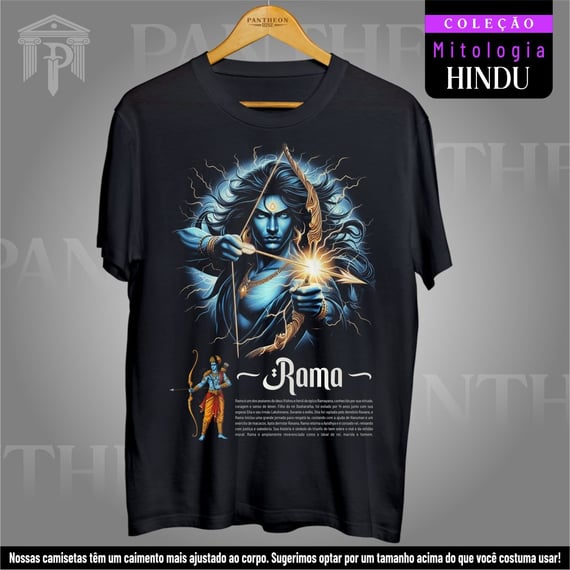 Camiseta Unissex - Deus Rama (Mitologia Hindu)