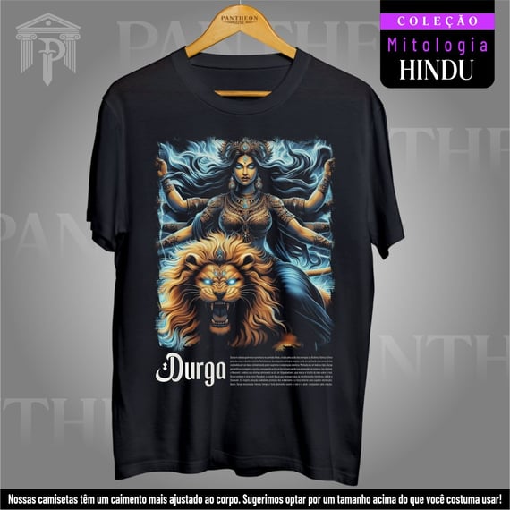 Camiseta Unissex - Deusa Durga (Mitologia Hindu)